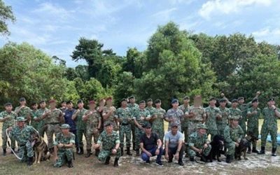 K9 CAPABILITY PRESENTATION AND DEMONSTRATION TO COMBAT SURVIVAL COURSE SESSION 2026 AT PENANJONG GARRISON