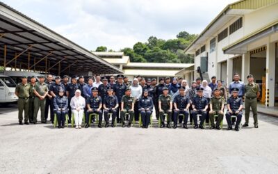 OFFICIAL WORKING VISIT TO GURKHA SECURITY UNIT BY THE ROYAL BRUNEI POLICE FORCE, LOGISTICAL DEPARTMENT
