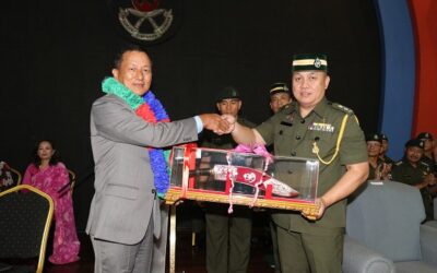 GSU BIDS FAREWELL TO MAJ SHREE PRASAD BURA (DEPUTY COMMANDANT)